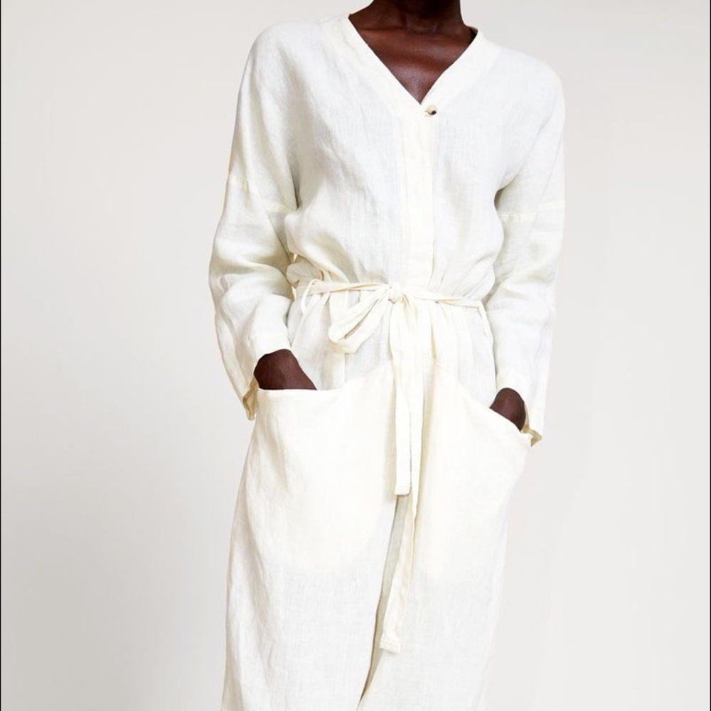 Black Crane painters jumpsuit